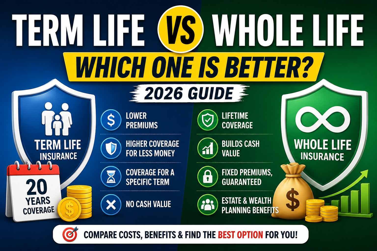 Term Life Insurance vs Whole Life Insurance